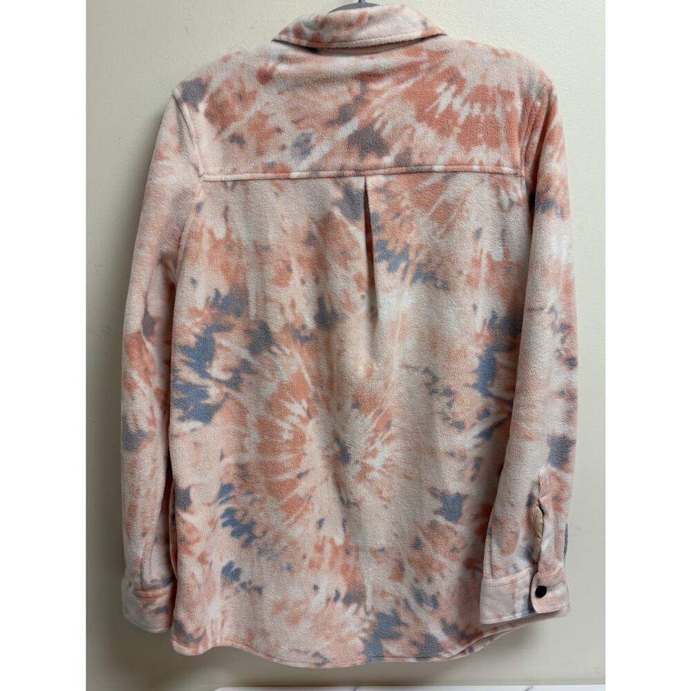 Simply Southern Women’s Shacket Size S Tie Dye Fleece Button Down Shirt Jacket - Picture 2 of 6